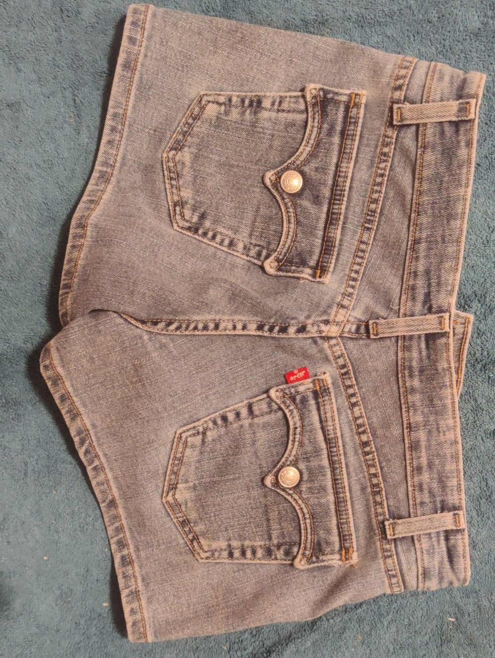 Levi's Women's Light Wash Denim Shorts in Blue